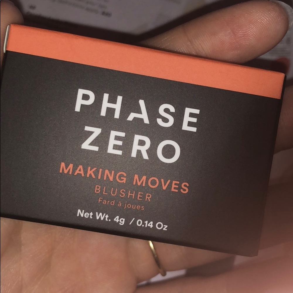 Brand new phase zero makeup making moves blusher